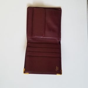 Authentic Cartier bifold wallet
